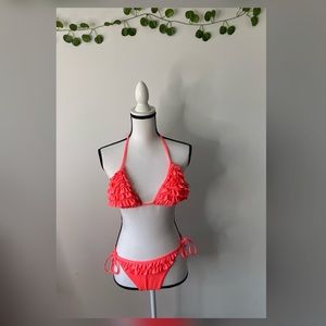 H&M Women's Three Piece bikini set 2 tops, bottom